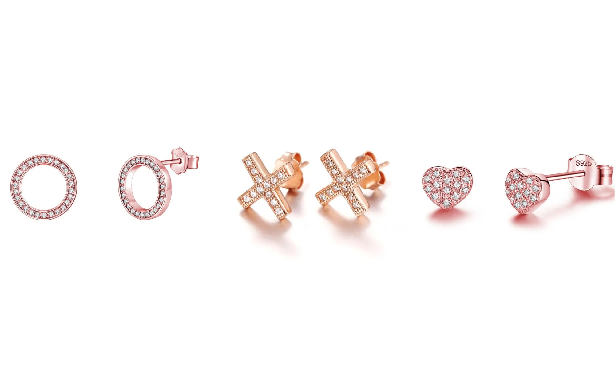 Pave Earring 3 Pack