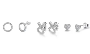 Pave Earring 3 Pack