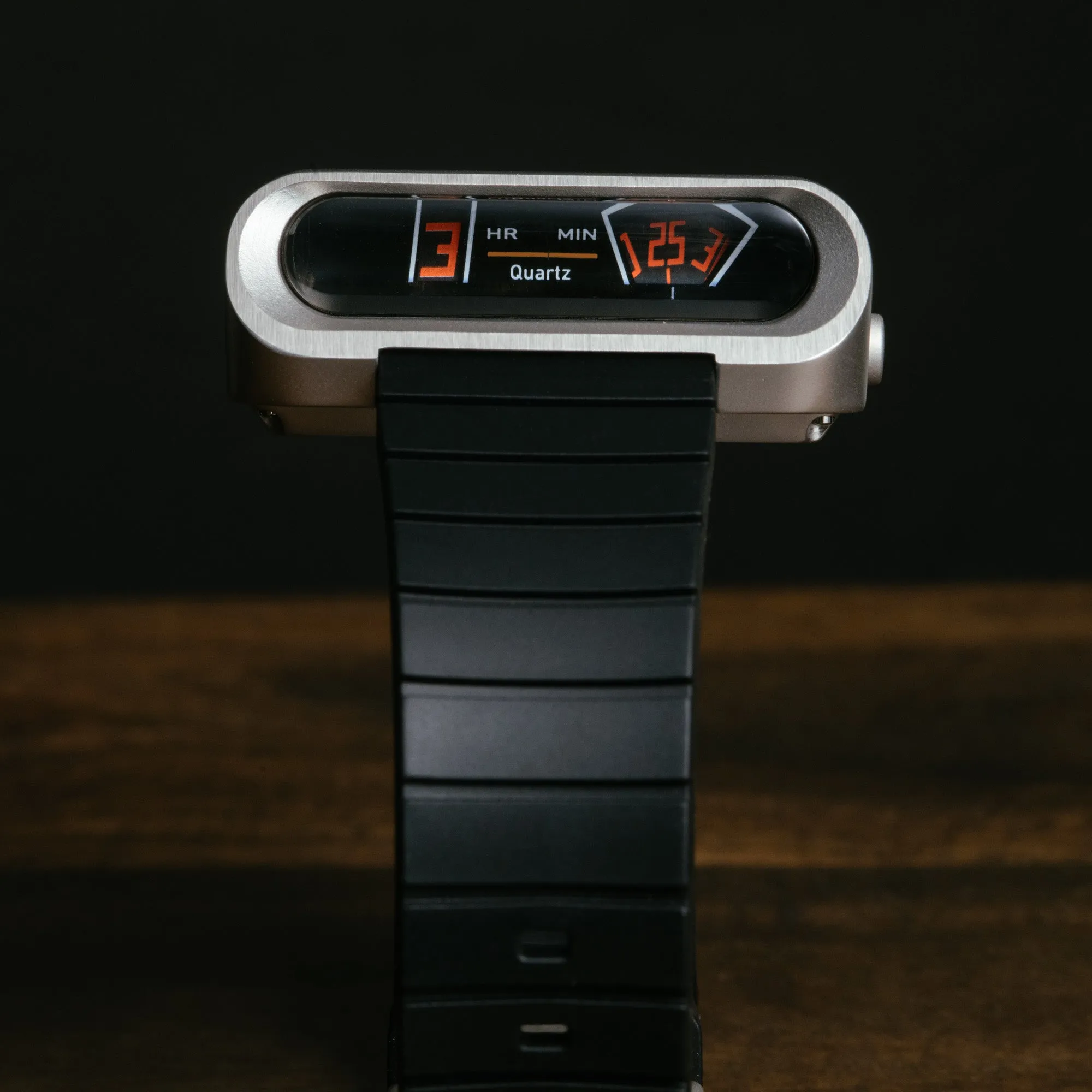 PCH Driver Jump Hour Brushed Silver Black