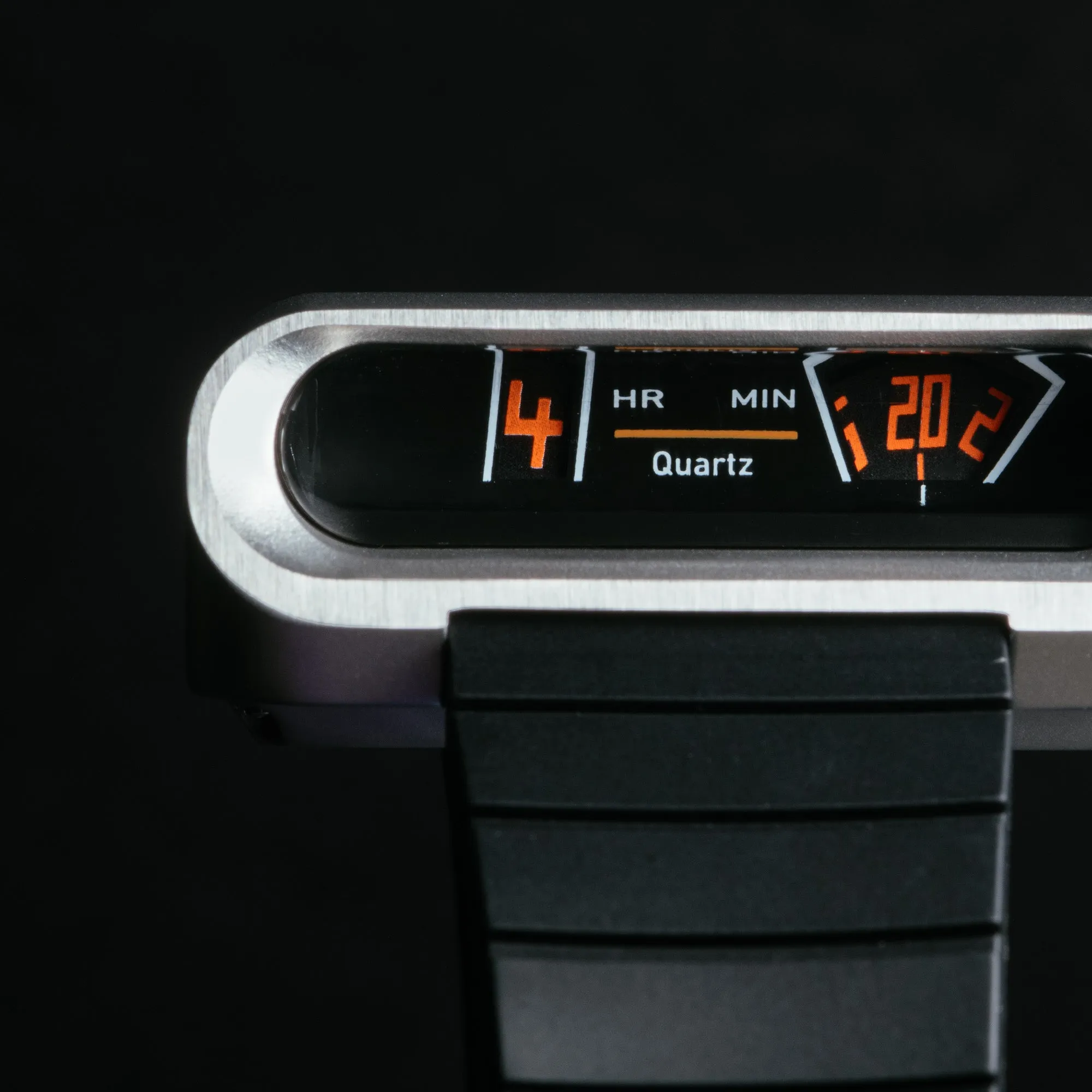 PCH Driver Jump Hour Brushed Silver Black