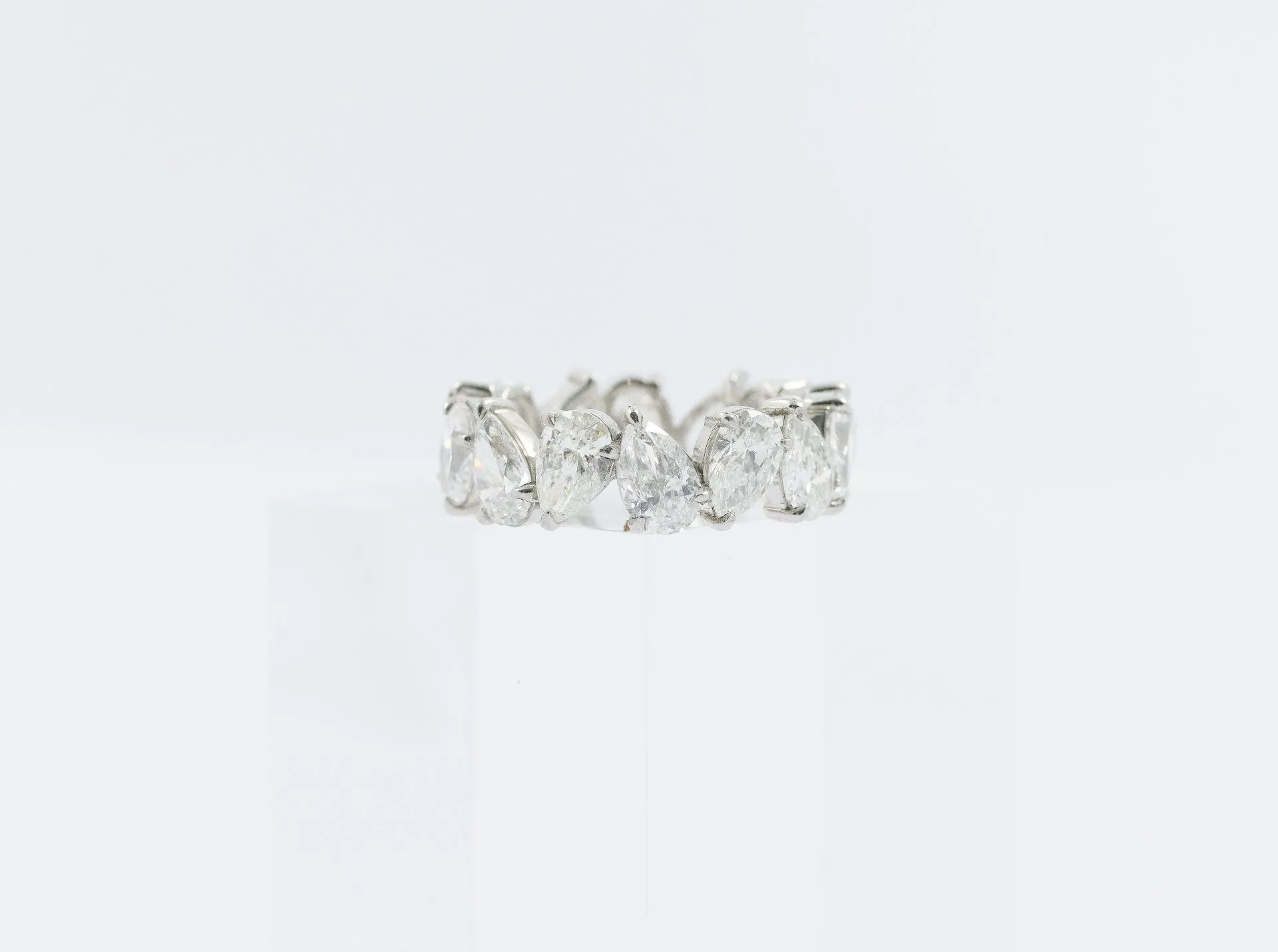 PEAR CUT ETERNITY BAND