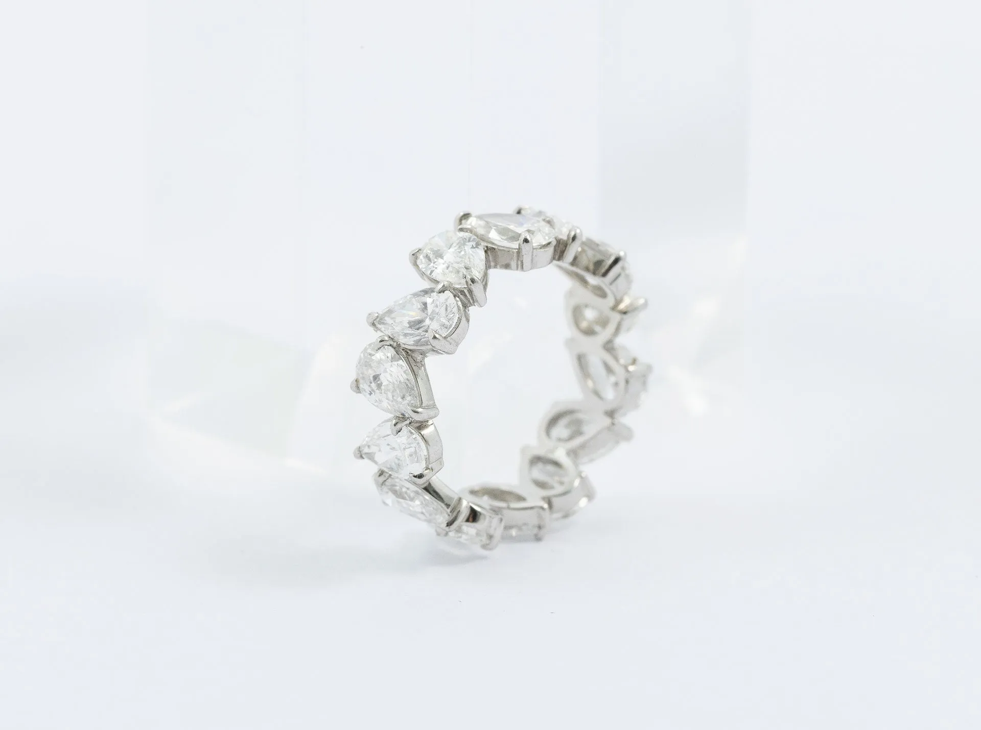 PEAR CUT ETERNITY BAND