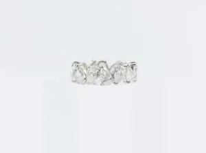 PEAR CUT ETERNITY BAND