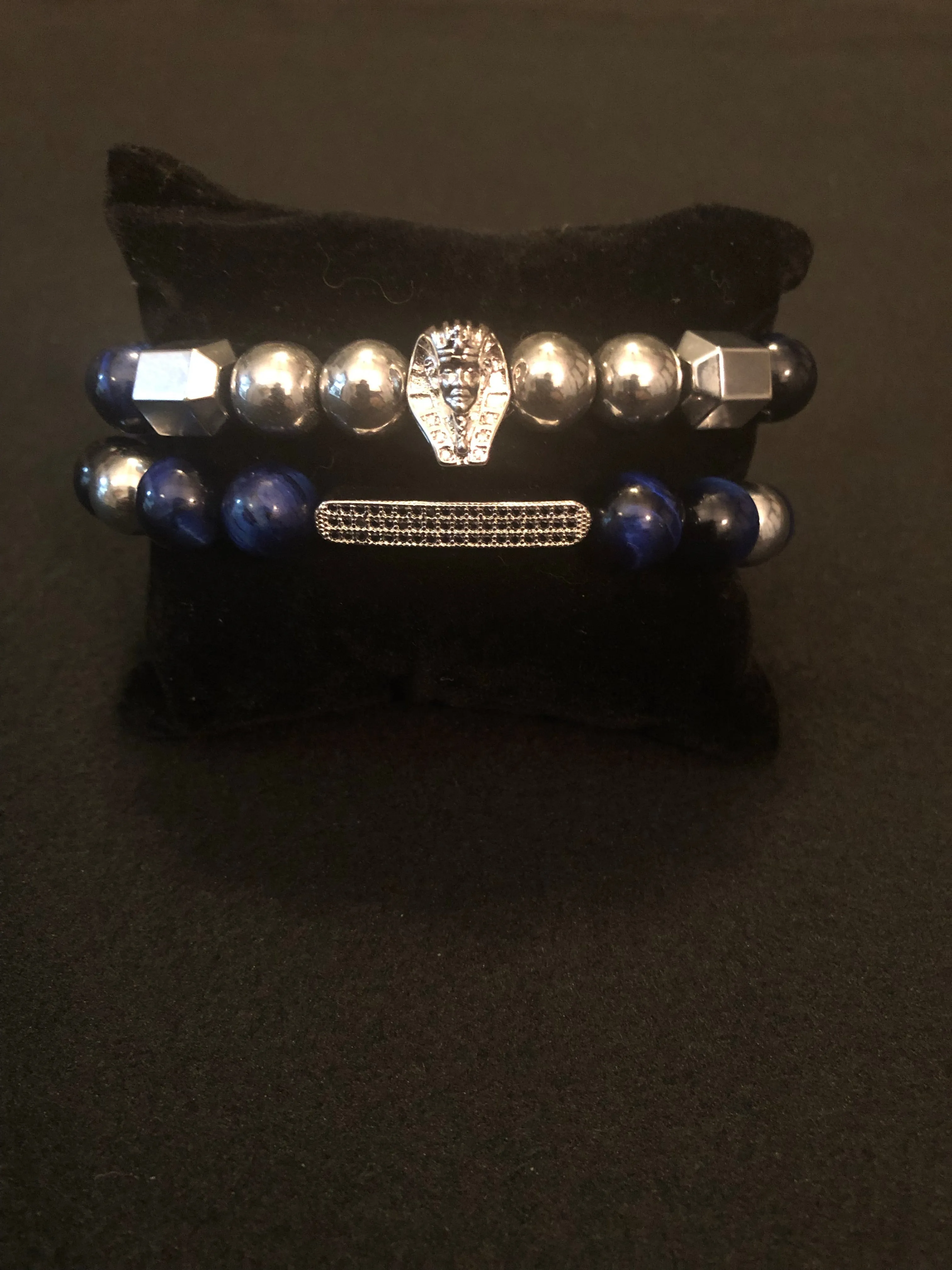 Pharaoh Stack Blue Tigers Eye
