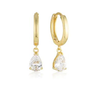 PIA GOLD HOOP EARRING