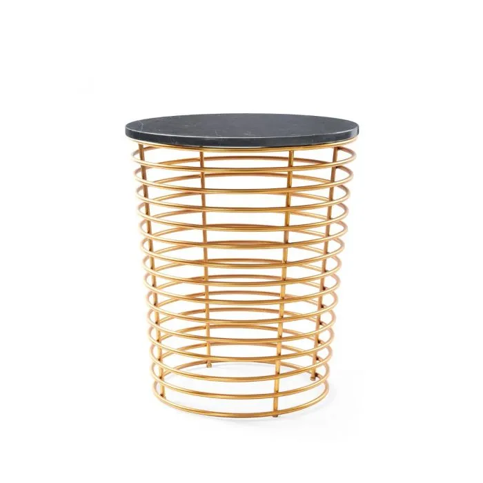 Pinhole Side Table - Black