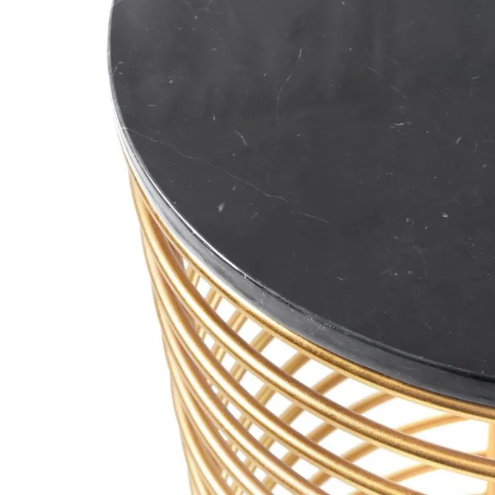 Pinhole Side Table - Black