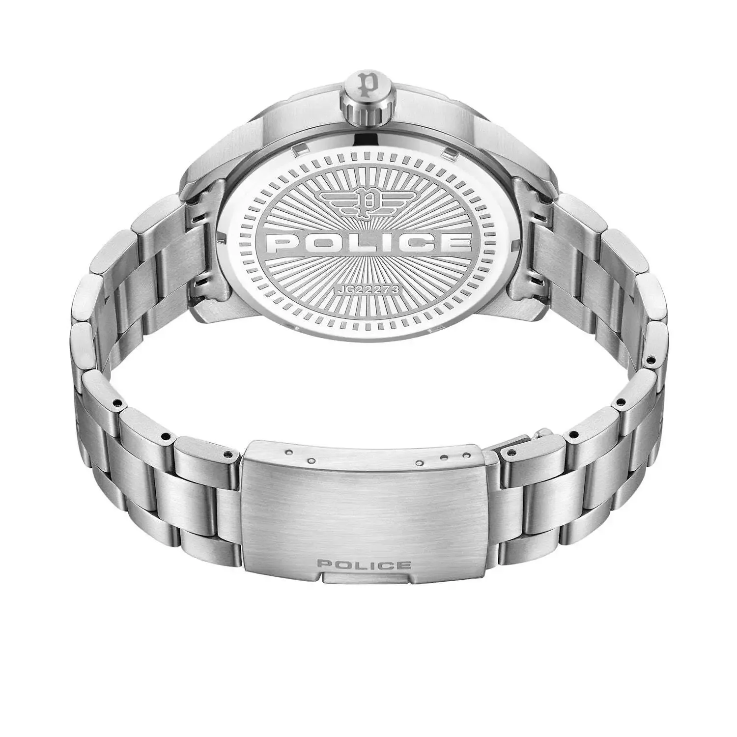 Police Neist Gents Black Dial Stainless Steel WatchWatch