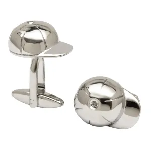 Polished Jockeys Helmet Cufflinks