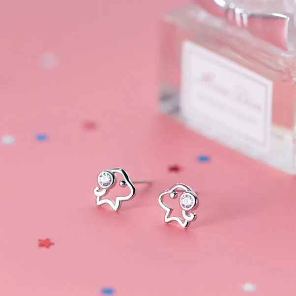 Puppy Stud Earrings