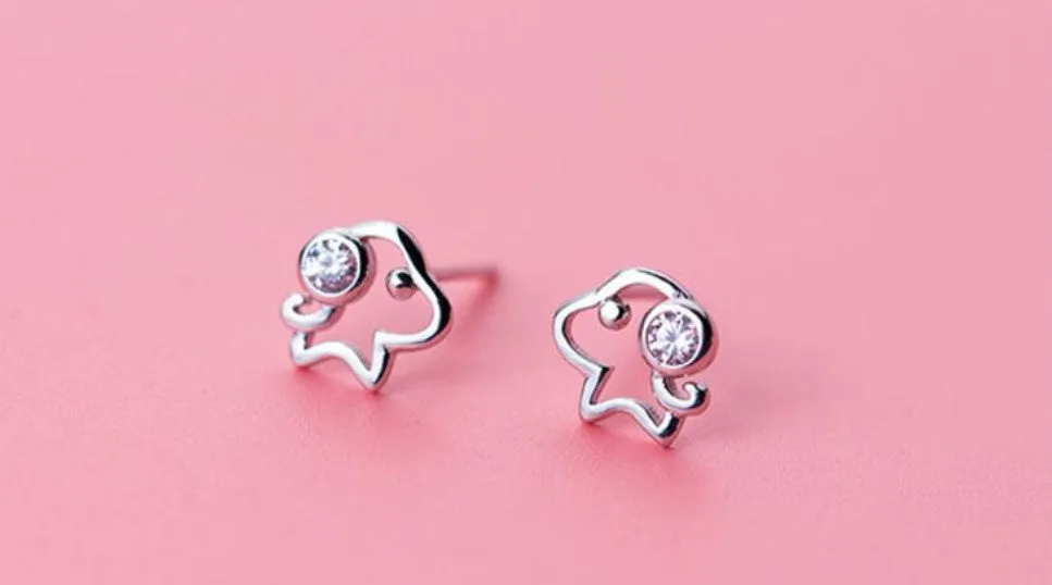 Puppy Stud Earrings