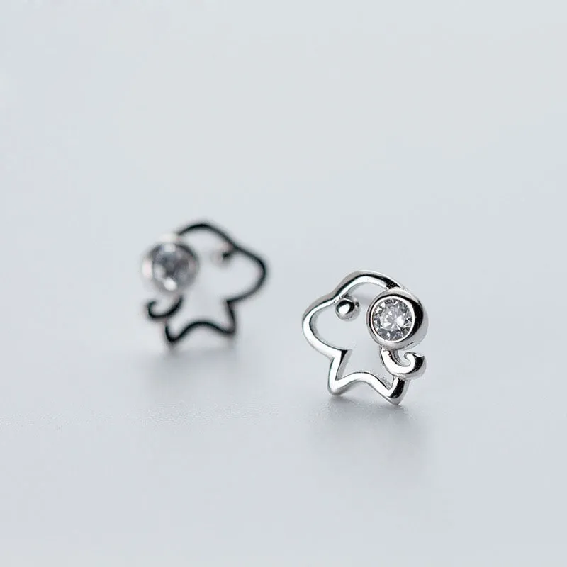 Puppy Stud Earrings
