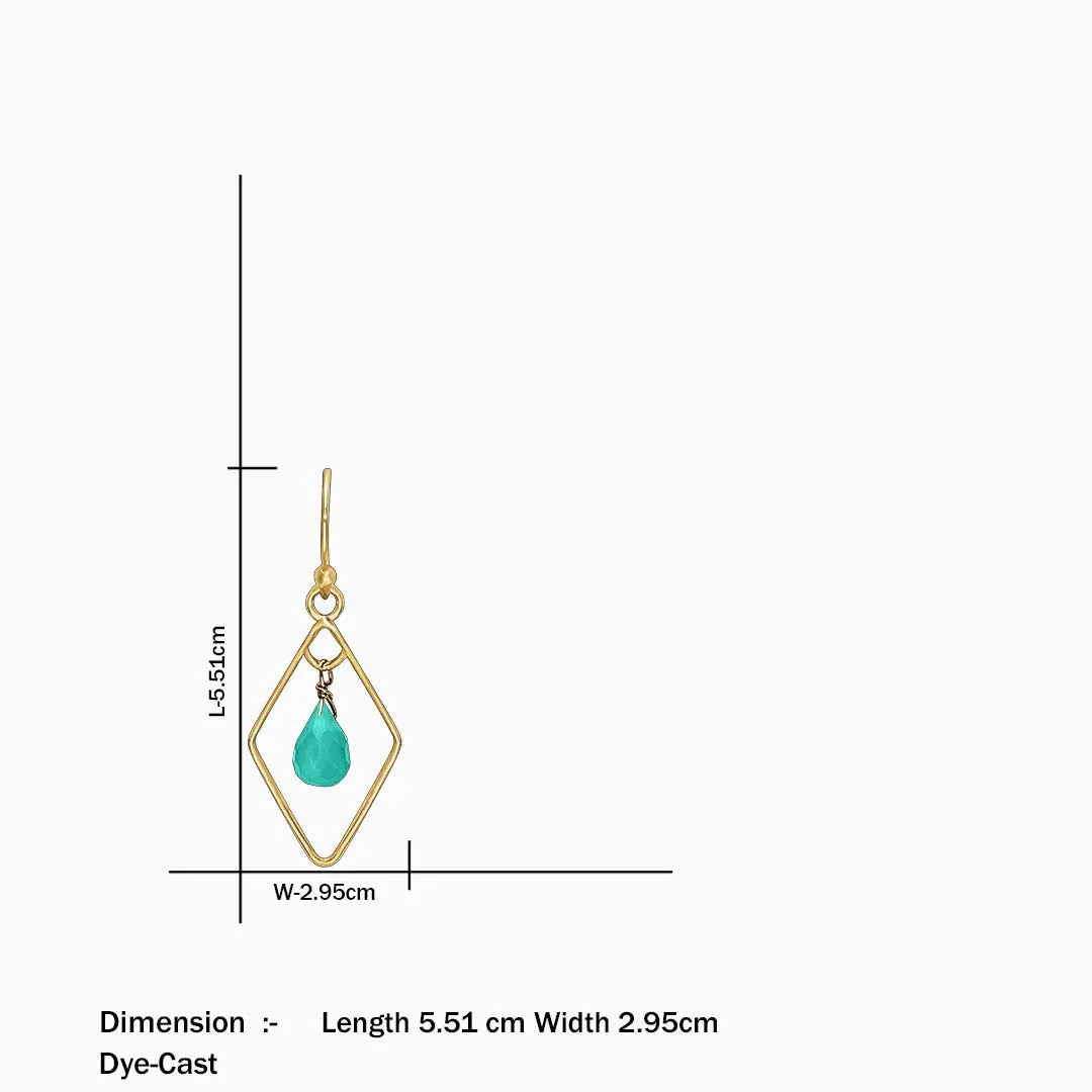 Pure Silver Earrings - Bold Gold Green Garnet