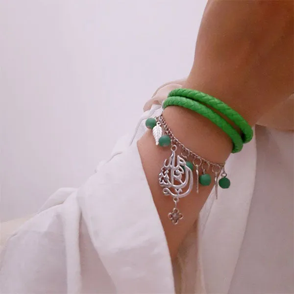 Rahaf Green Bracelets