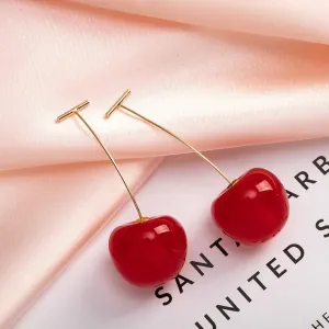 Red Cherry dangle earrings