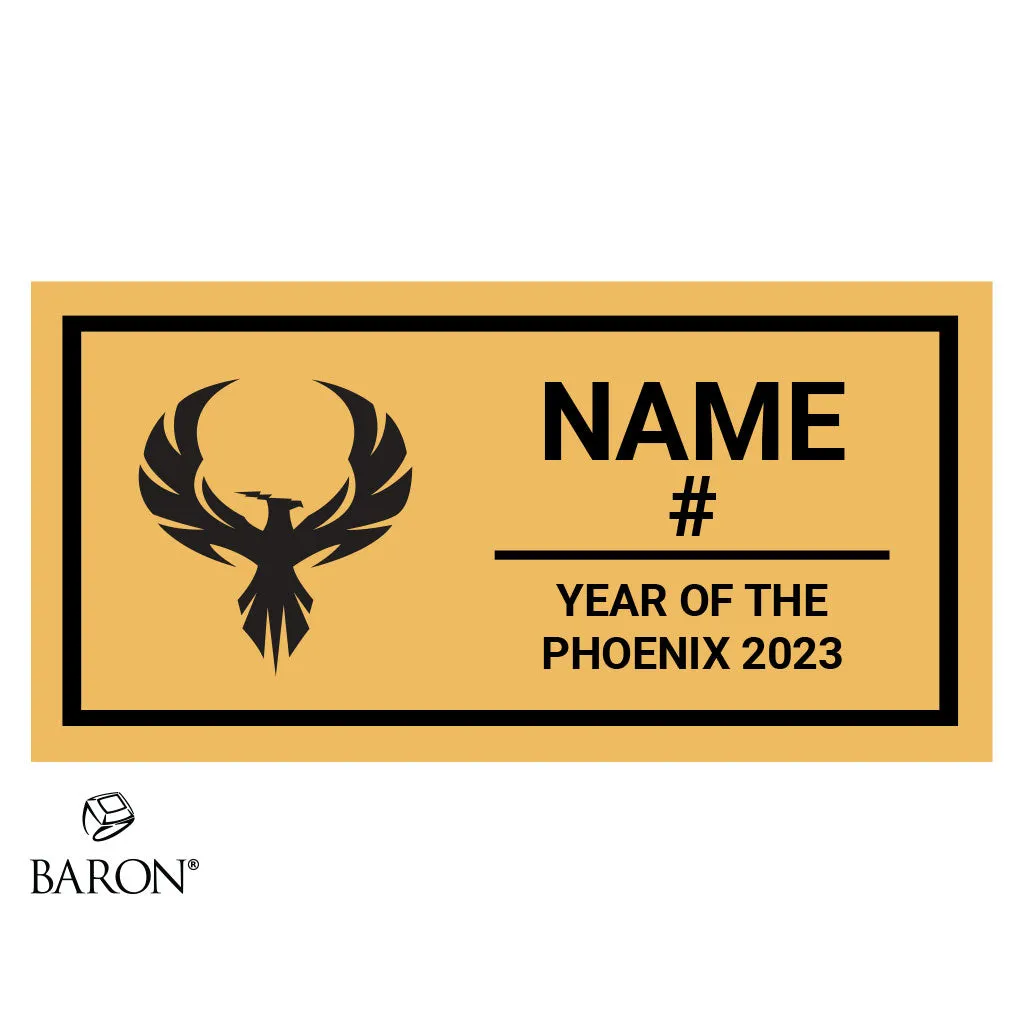 Rocky Mountain Phoenix Football 2023 Championship Black Standard Window Ring Box