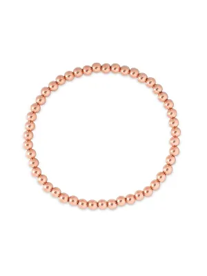 Rose Gold Everyday Stretch Bracelet - 4mm