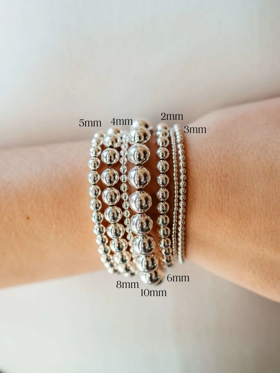 Rose Gold Everyday Stretch Bracelet - 4mm