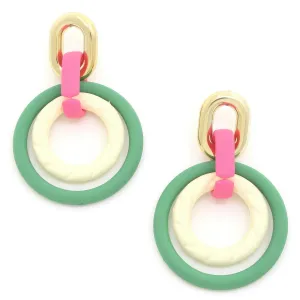 Round Dangle Earrings