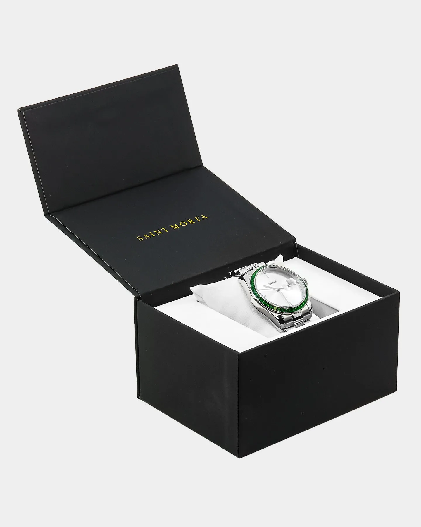 Saint Morta De Couler Watch Silver/Green