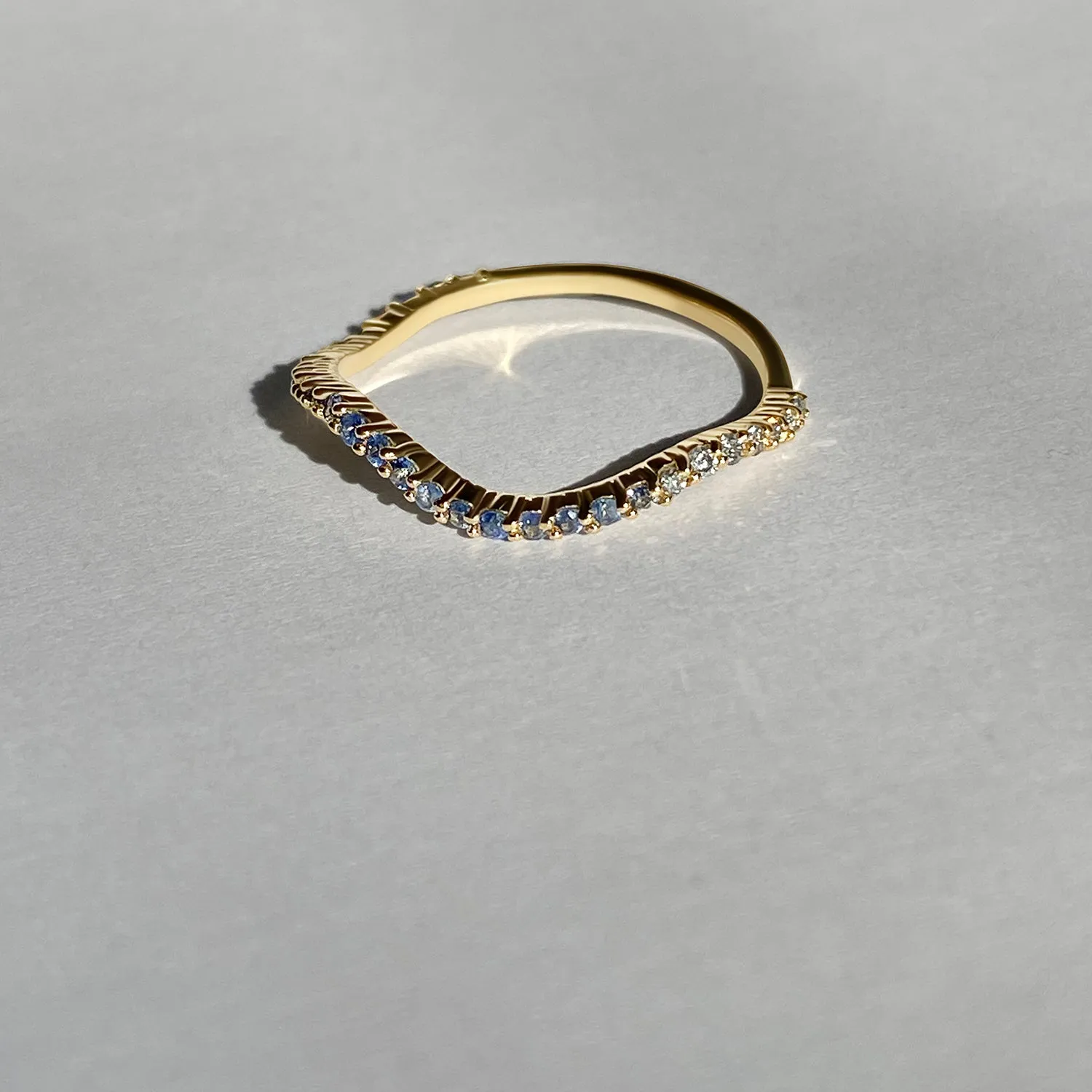Sea Foam Ombre Wave Band