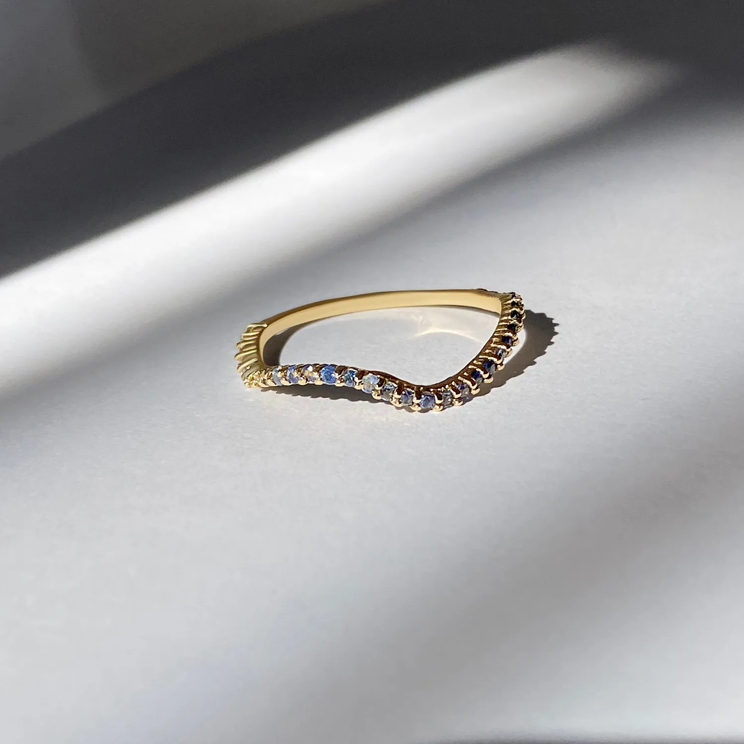 Sea Foam Ombre Wave Band