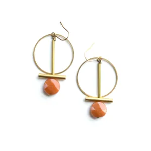 Shelton Red Aventurine Earrings