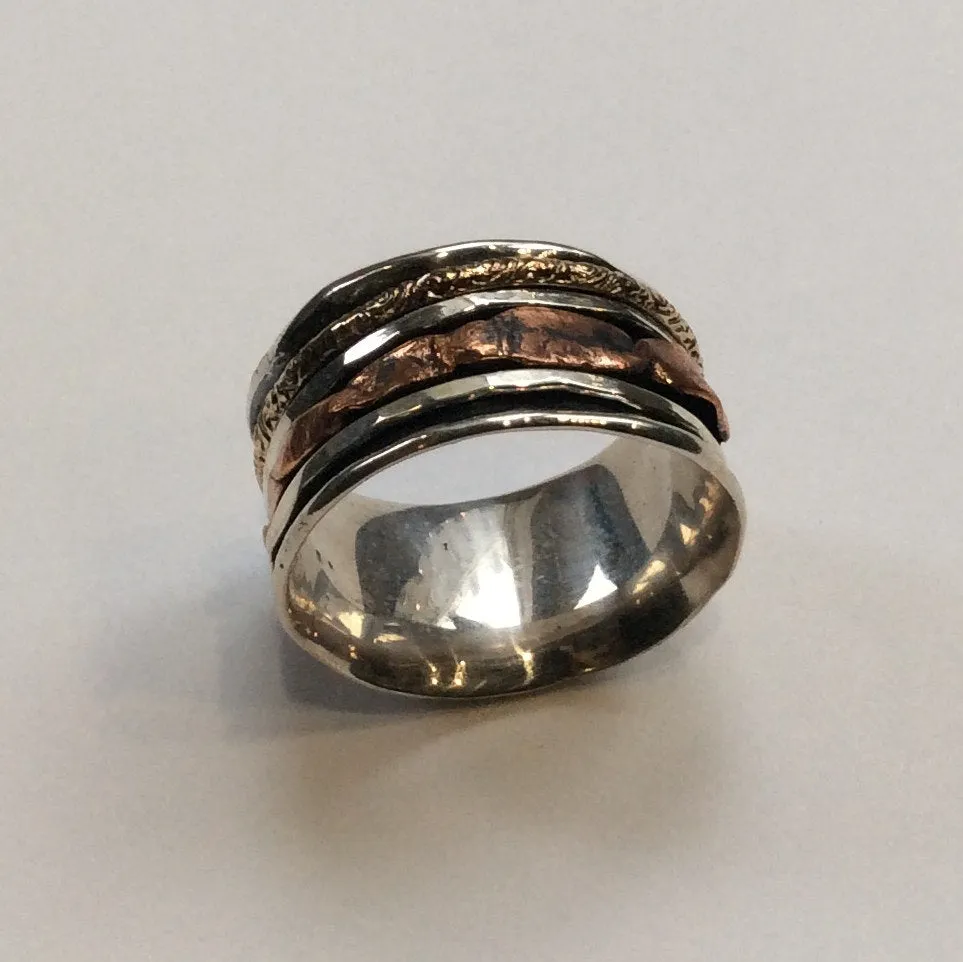 Silver Copper Gold Band - Rolling In The Deep - R2319