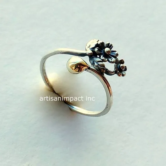 Silver Gold Ring - Two.