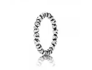 Silver heart ring