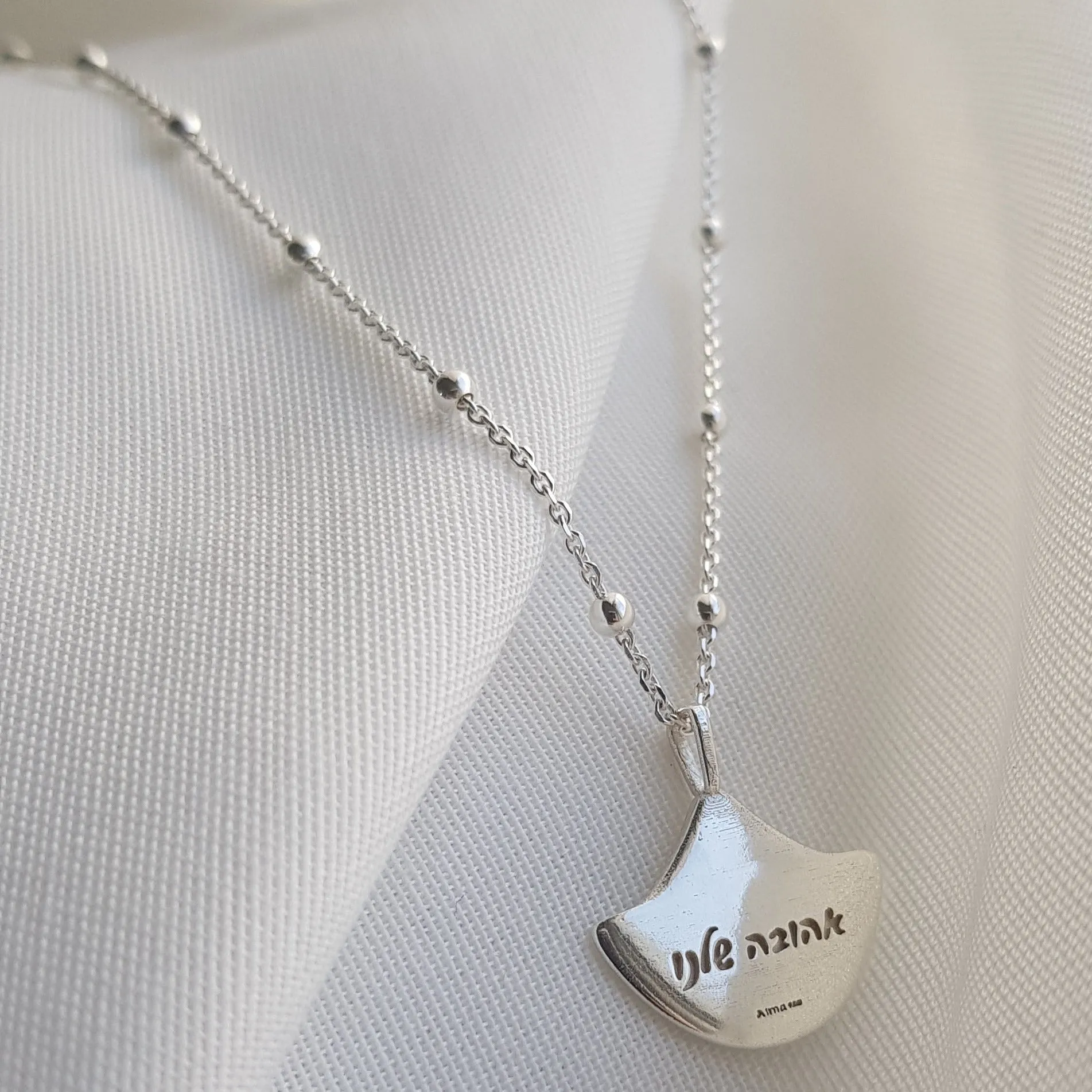 Silver Moon Pendant by ALMA
