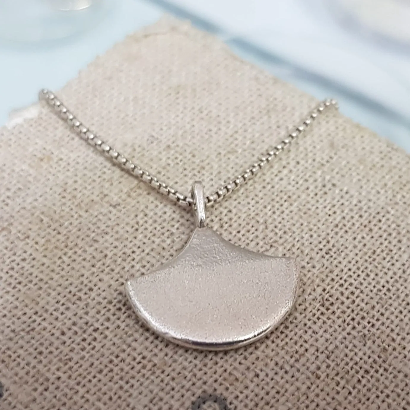 Silver Moon Pendant by ALMA