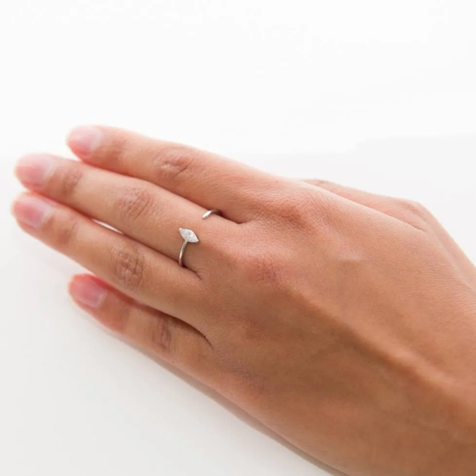 Simple Stacking Silver Ring