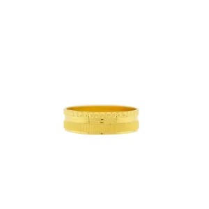 SIMPLE WOMENS BAND WITH LINED DESIGN