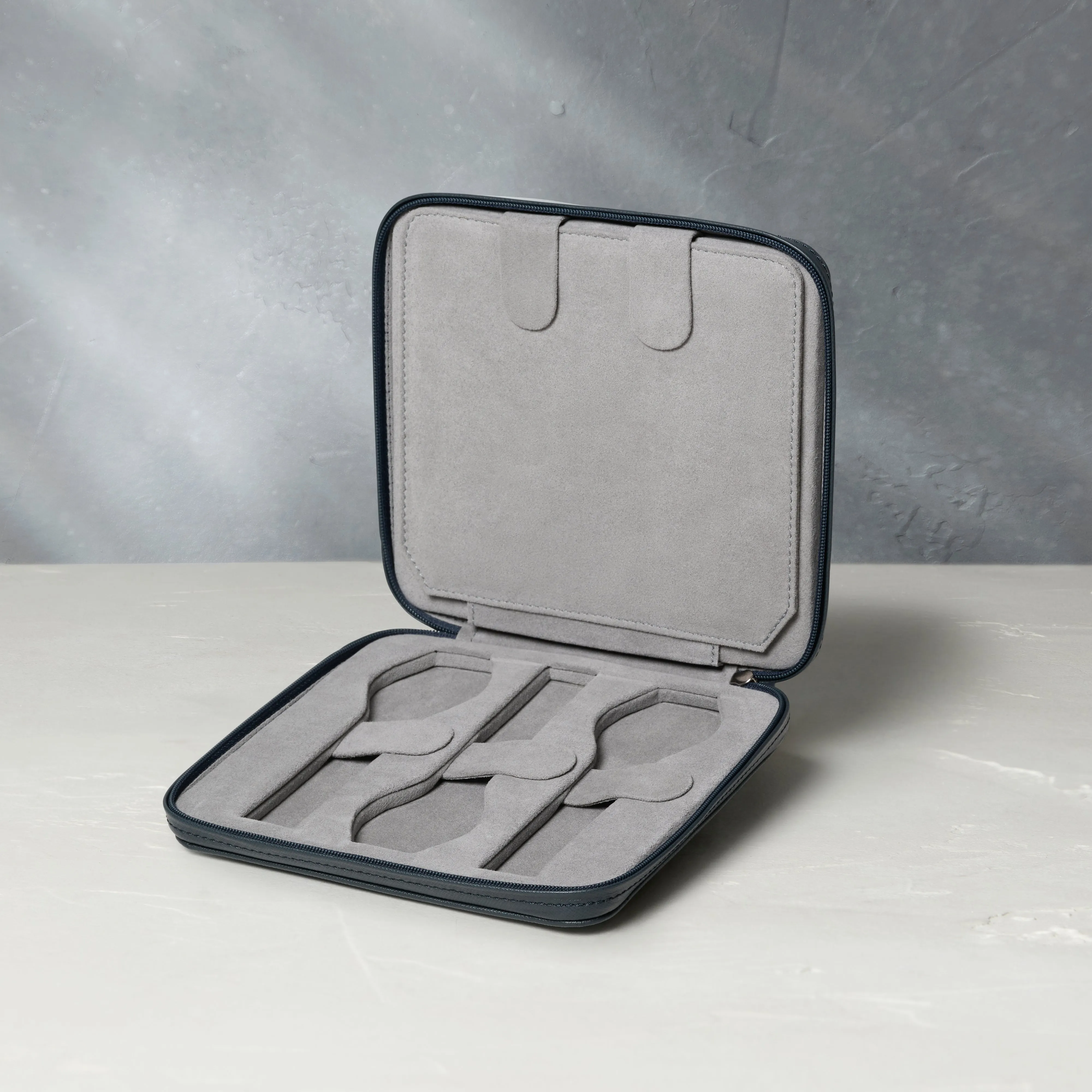 six-watch folio, saffiano