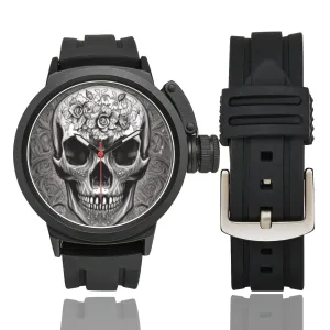 Skull Floral Men's Sports Watch