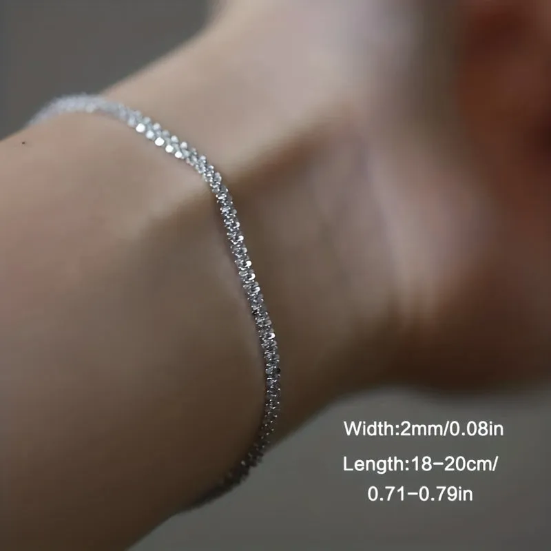 Sparkling Minimalist Bracelet Full Sky Star Necklace