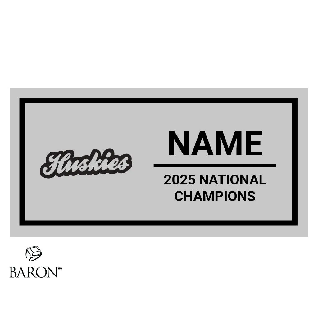 St. Cloud State Dance 2024 Championship Black Standard Window Ring Box