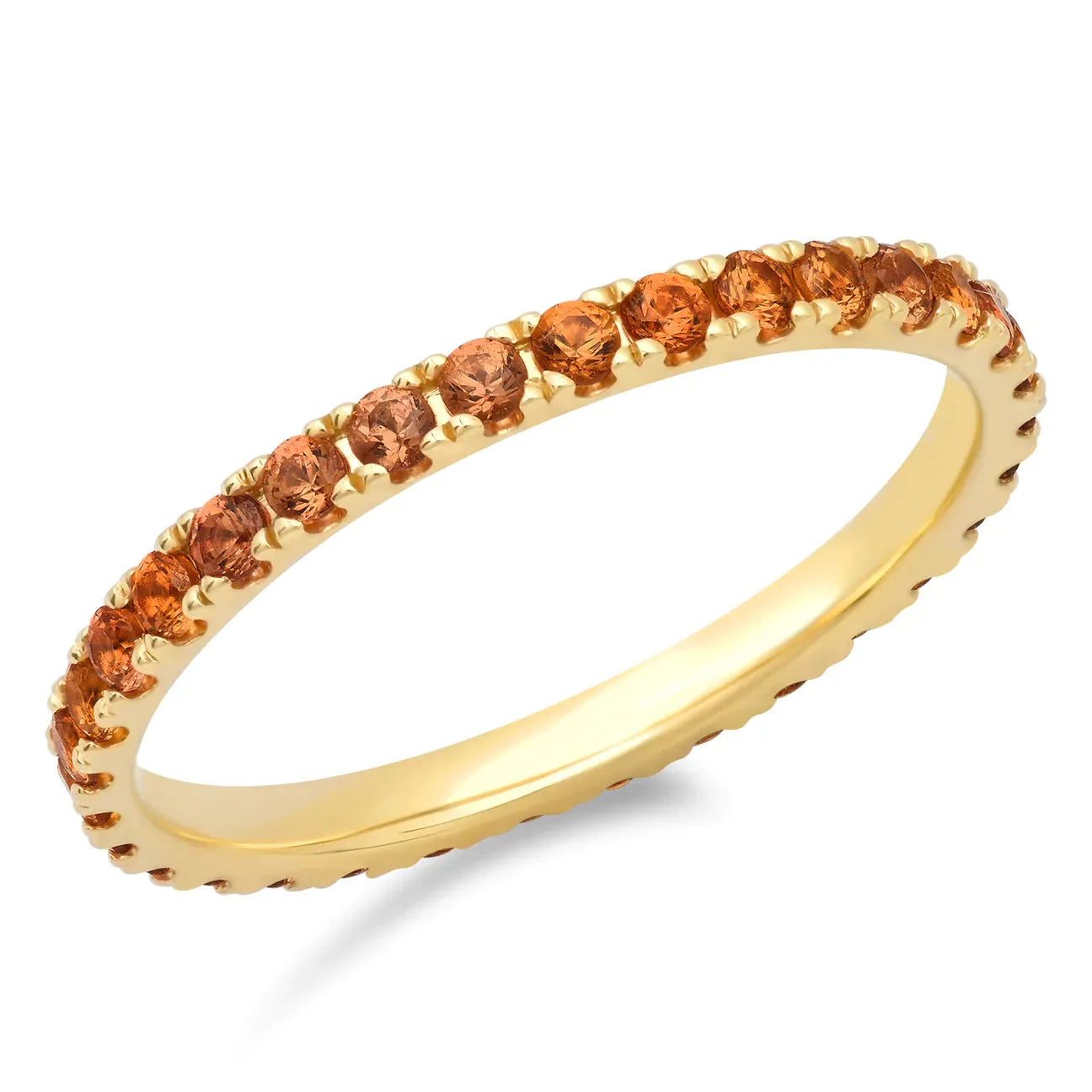 Standard Gemstone Eternity Band Ring
