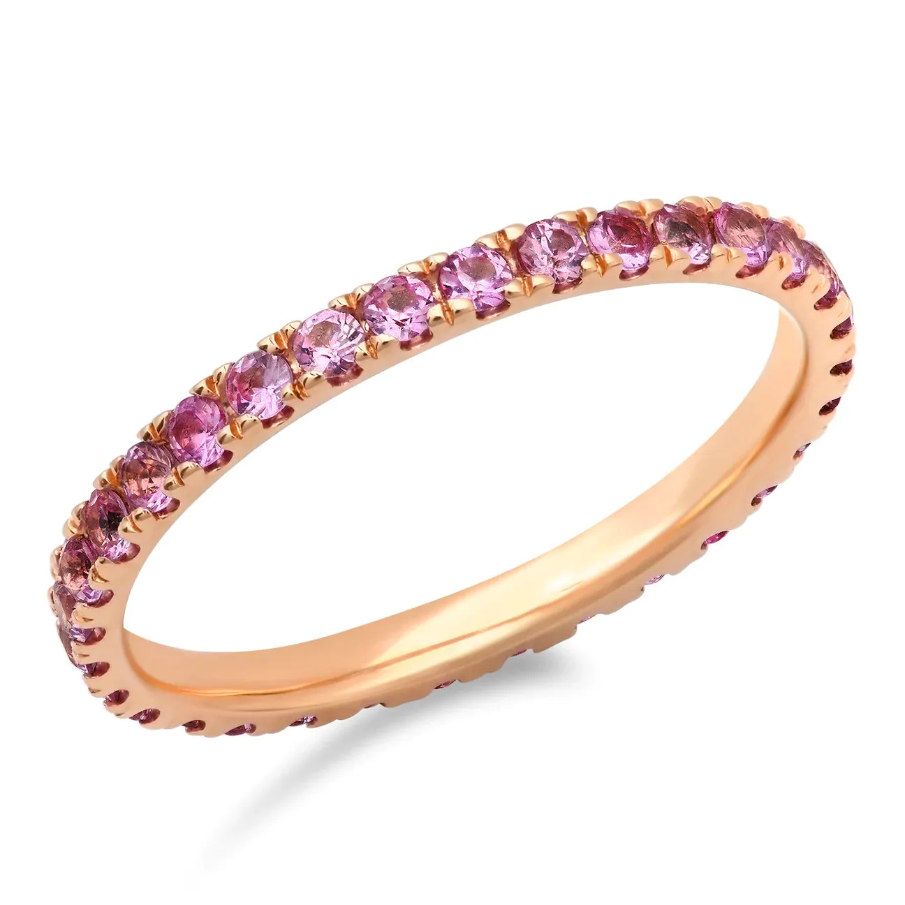 Standard Gemstone Eternity Band Ring