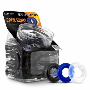 Stay Hard Donut Rings - 50 pc Display