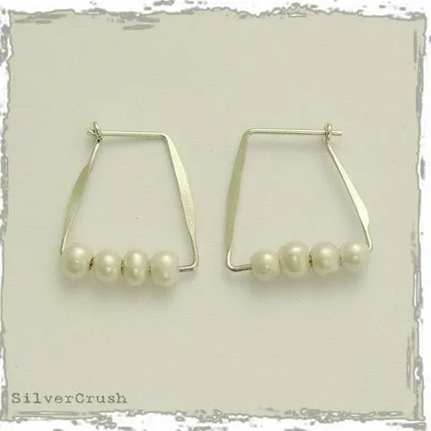 Sterling Silver Geometric Earrings - Sublime E2110