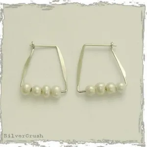 Sterling Silver Geometric Earrings - Sublime E2110