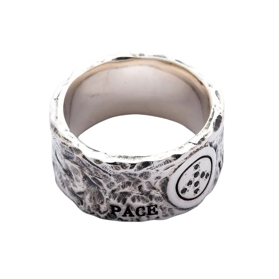Sterling Silver Peace Band Ring
