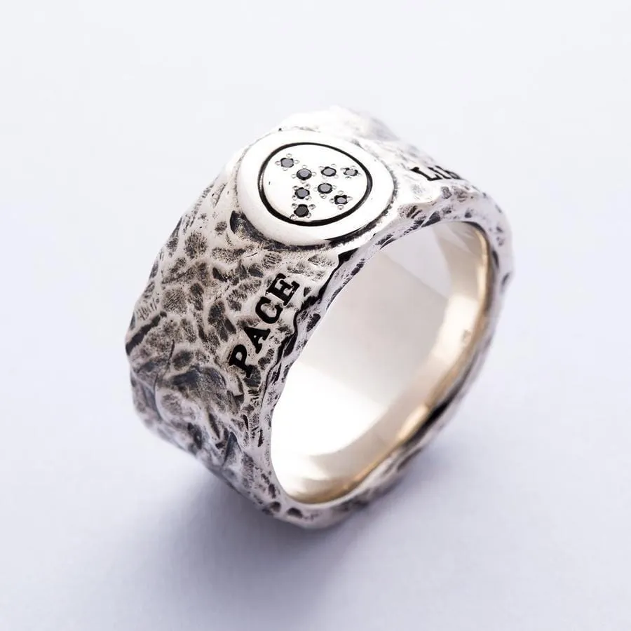 Sterling Silver Peace Band Ring