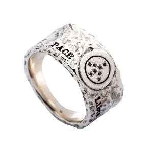 Sterling Silver Peace Band Ring