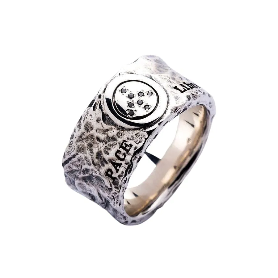 Sterling Silver Peace Band Ring