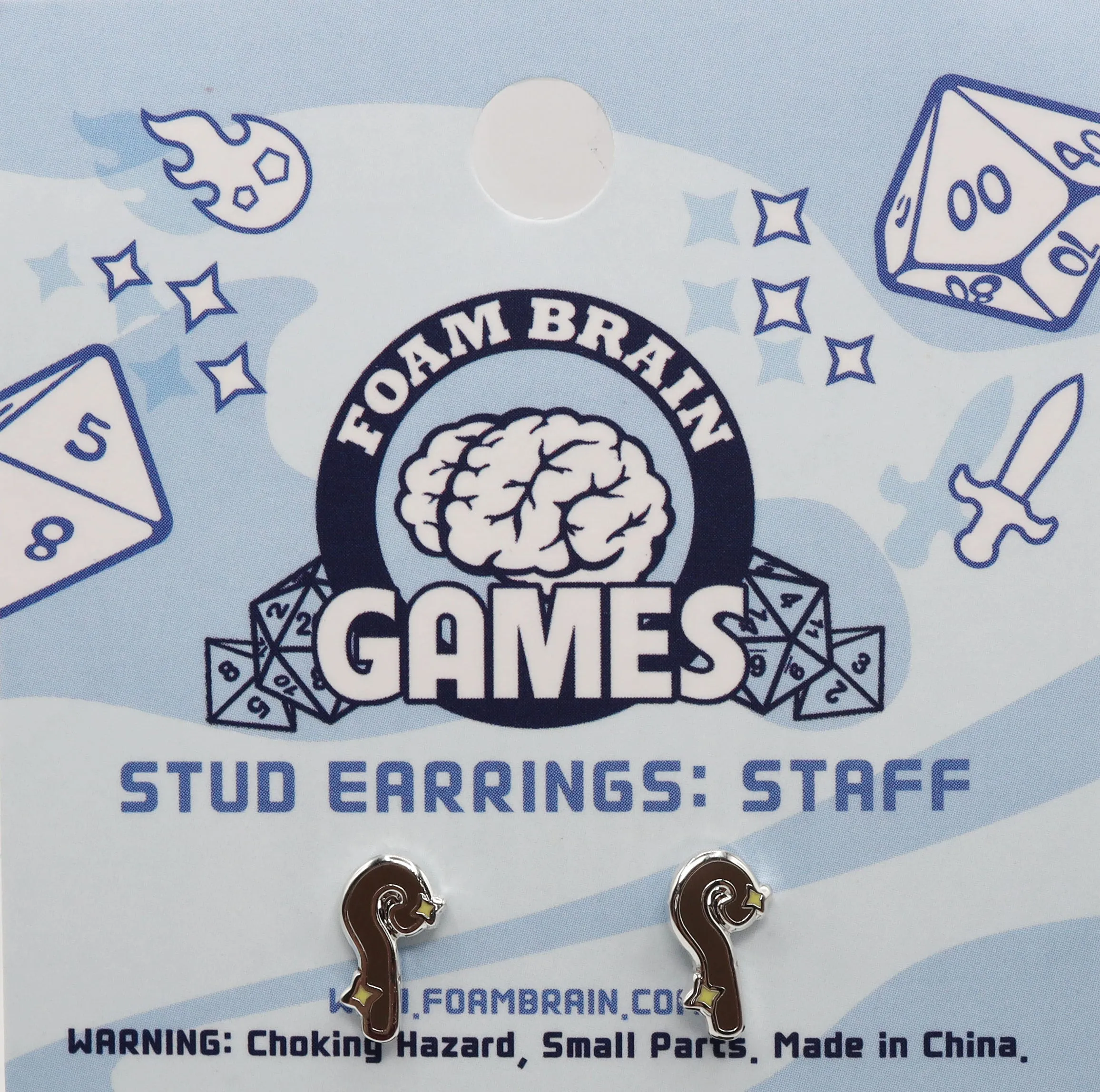Stud Earrings: Staff