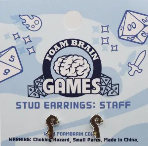 Stud Earrings: Staff