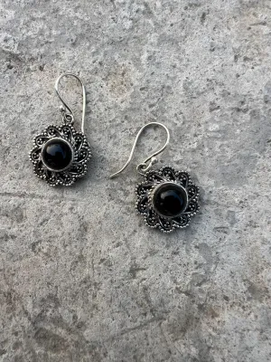 Stunning Mandala Silver Earing